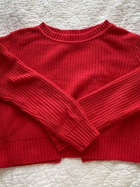 Red Banana Republic Cropped Sweater
